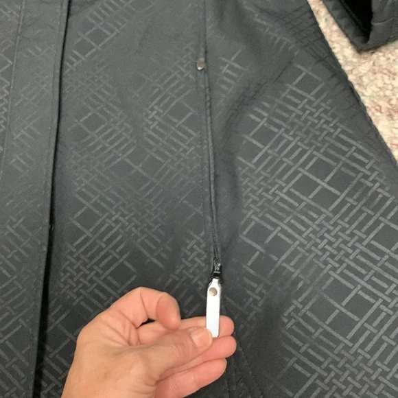 Long hooded fall / Shell jacket - Picture 2 of 12